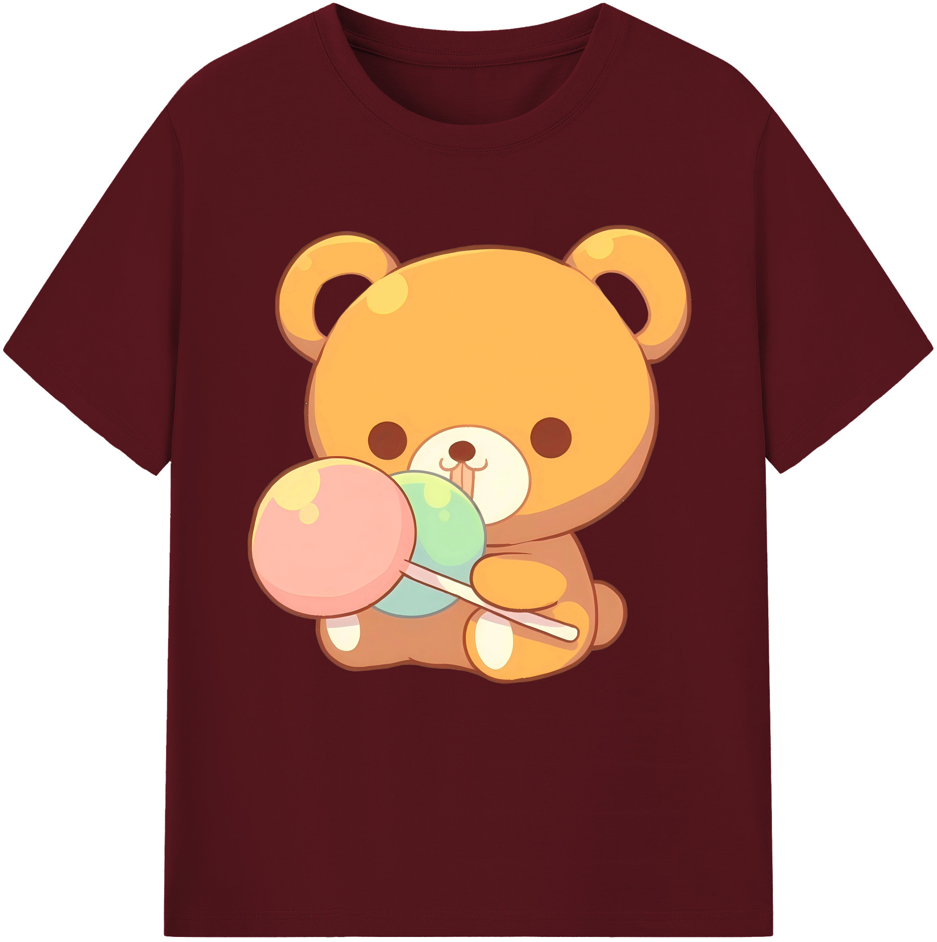 （画像用） リラックマ リラックマ キイロイトリ Rilakkuma Korilakkuma Kiiroitori 綿100％半袖Tシャツ（フロントプリント）